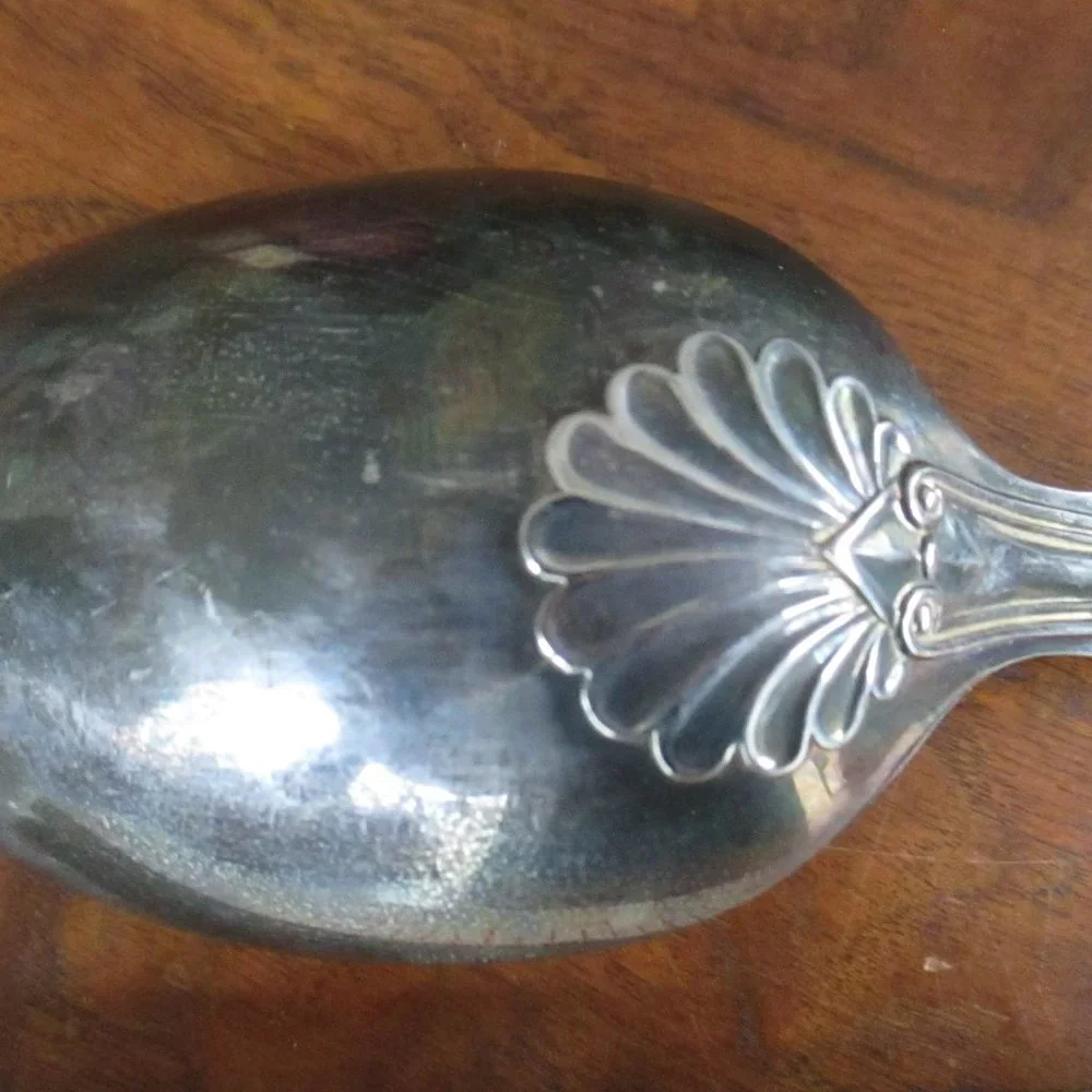 Large Serving Spoon Towle Silverplate Vintage salad spoon